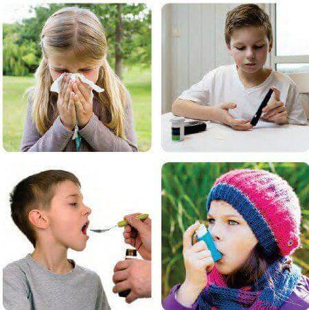 grip, şeker,astım ve boğaz ağrısı