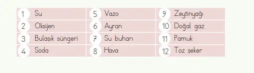 4. Sınıf Fen Bilimleri Ders Kitabı Sayfa 112-114-115 Cevapları MEB Yayınları 2 4. Sınıf Fen Bilimleri Ders Kitabı Sayfa 115 Cevapları MEB Yayınları