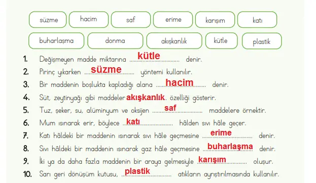 4. Sınıf Fen Bilimleri Ders Kitabı Sayfa 132-133-134-135-136-137 Cevapları MEB Yayınları 2 4. Sınıf Fen Bilimleri Ders Kitabı Sayfa 133 Cevapları MEB Yayınları