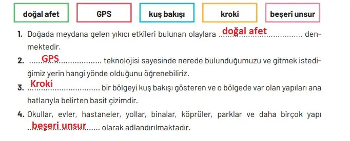 4. Sınıf Sosyal Bilgiler Ders Kitabı Sayfa 94-95-96-97-98 Cevapları Hecce Yayıncılık