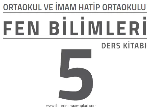 5. Sınıf Fen Bilimleri Ders Kitabı Cevapları 2025 2 5. Sınıf Fen Bilimleri Ders Kitabı Cevapları
