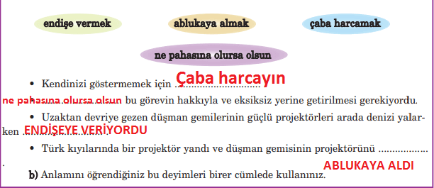 5. Sınıf Türkçe Ders Kitabı Sayfa 54 Cevapları Anıttepe YayınlarıI