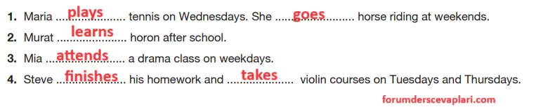 6. Sınıf İngilizce Ders Kitabı Sayfa 16 Cevapları Hecce Yayıncılık1