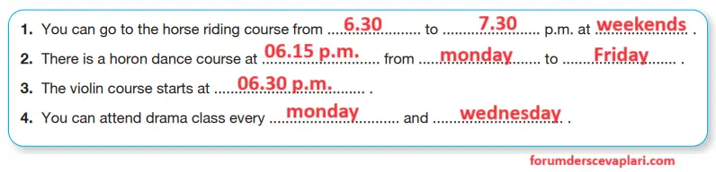 6. Sınıf İngilizce Ders Kitabı Sayfa 21-22-23-24 Cevapları Hecce Yayıncılık 1 6. Sınıf İngilizce Ders Kitabı Sayfa 17 Cevapları Hecce Yayıncılık