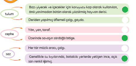 6. Sınıf Türkçe Ders Kitabı Sayfa 171 Cevapları Ekoyay Yayınları