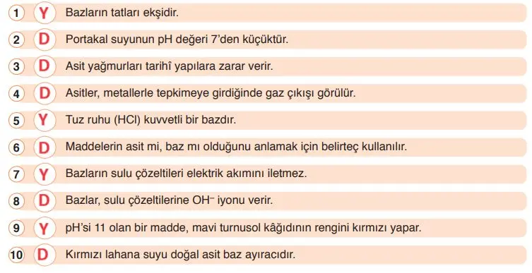 8. Sınıf Fen Bilimleri Ders Kitabı Sayfa 133-135-137-138 Cevapları Ata Yayıncılık