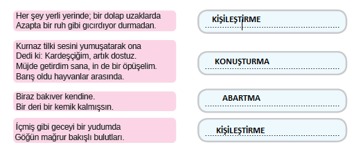 8. Sınıf Türkçe Sayfa 42-43 Cevapları MEB Yayınları