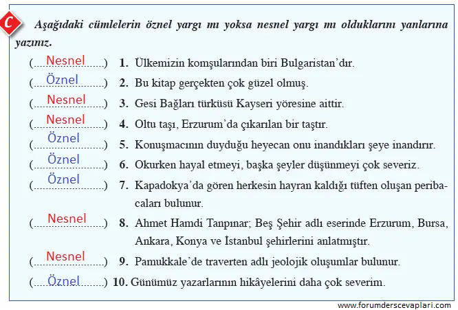 8. Sınıf Türkçe Ders Kitabı Sayfa 44-45-46-47-48-49. Cevapları Hecce Yayıncılık 4 8. Sınıf Türkçe Ders Kitabı Sayfa 45 Cevapları
