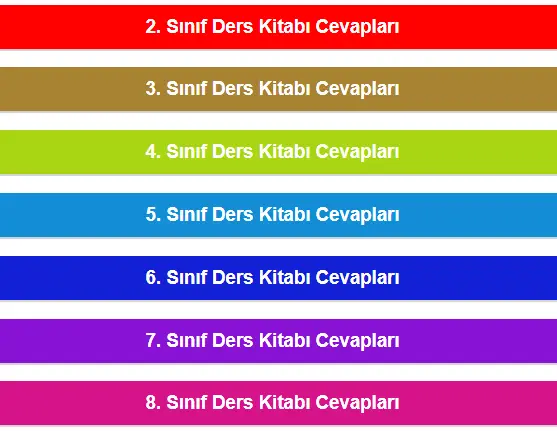 Tüm Ders Kitabı Cevapları 2 Ders ve Çalışma Kitabı Cevapları
