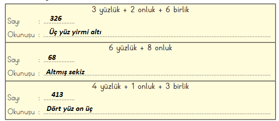 3. Sınıf Matematik Ders Kitabı Sayfa 18 Cevapları MEB Yayınları