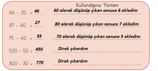 3. Sınıf Matematik Ders Kitabı Sayfa 56 Cevapları MEB Yayınları