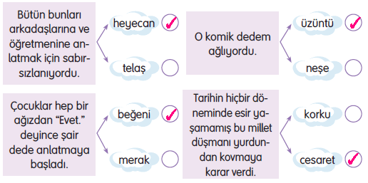 3. Sınıf Türkçe Ders Kitabı Sayfa 116 Cevapları Gizem Yayınları
