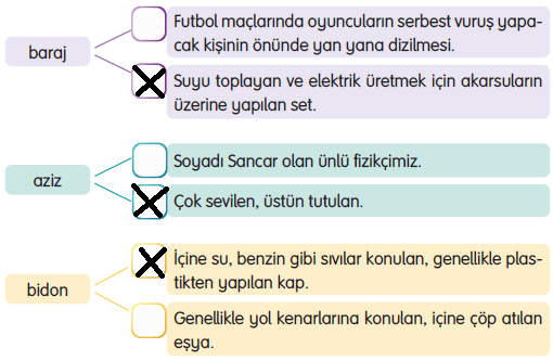 3. Sınıf Türkçe Ders Kitabı Sayfa 84 Cevapları