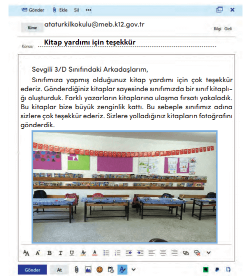 3. Sınıf Türkçe Ders Kitabı MEB Yayınları Sayfa 160 Cevapları