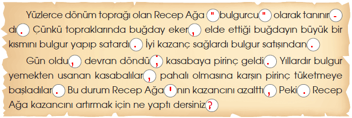 4. Sınıf Türkçe Ders Kitabı Sayfa 110. Cevapları