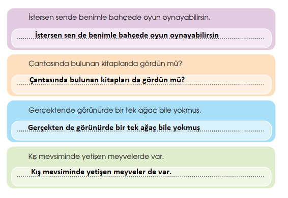 4. Sınıf Türkçe Ders Kitabı Sayfa 53 Özgün Yayınları