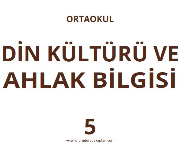 5.sınıf din kültürü ders kitabı cevapları