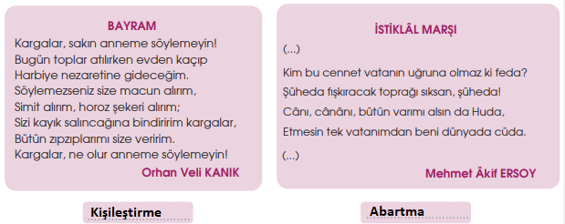 7. Sınıf Türkçe Ders Kitabı 36 Sayfa Cevapları MEB Yayınları 2.Kitap