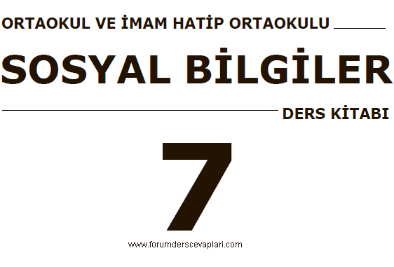 7. Sınıf Sosyal Bilgiler Ders Kitabı Cevapları