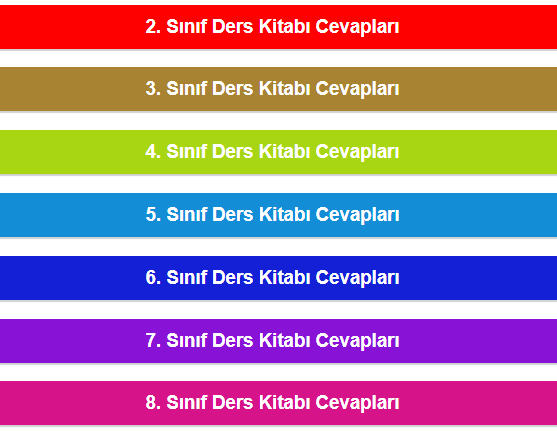 Ders ve Çalışma Kitabı Cevapları