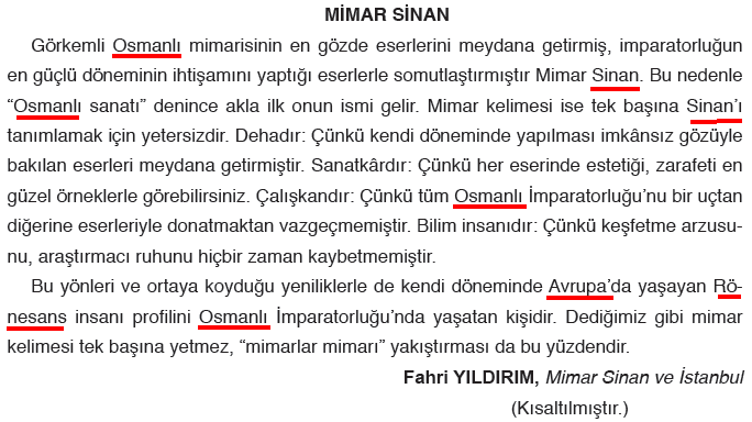 Mimar Sinan Metni