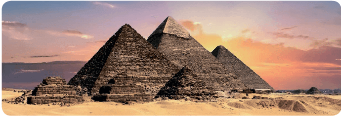 Piramit şeklindeki Firavun mezarları