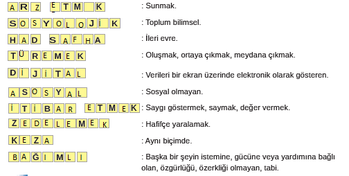 8. Sınıf Türkçe Ders Kitabı Sayfa 82 Cevapları