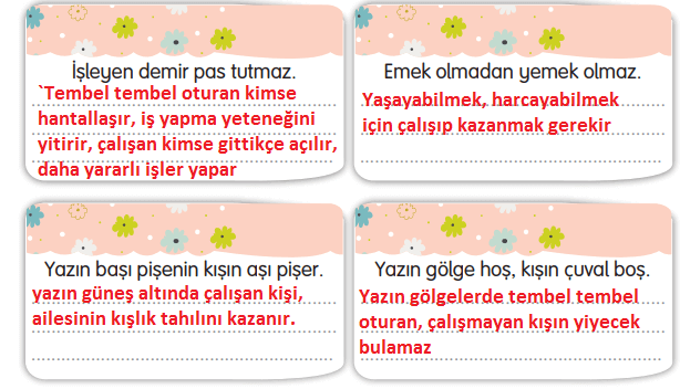 3. Sınıf Türkçe Ders Kitabı Sayfa 71 Cevapları Gizem Yayınları