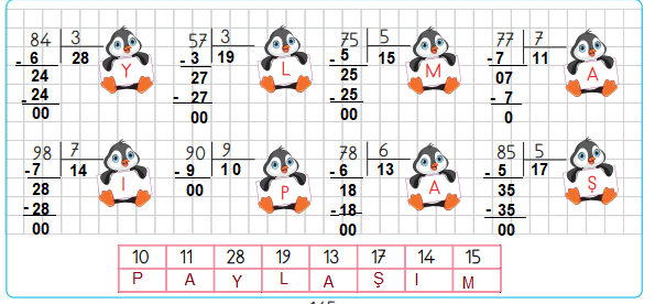 3. Sınıf Matematik Ders Kitabı Sayfa 145 Cevapları MEB Yayınları