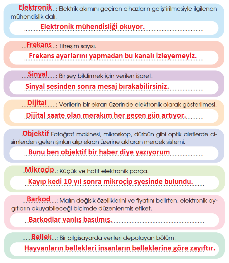 4. Sınıf Türkçe Ders Kitabı Sayfa 186 Cevapları Özgün Yayınları