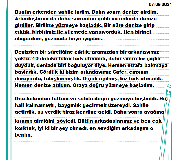 7. Sınıf Türkçe Ders Kitabı Sayfa 202 Cevapları MEB Yayınları