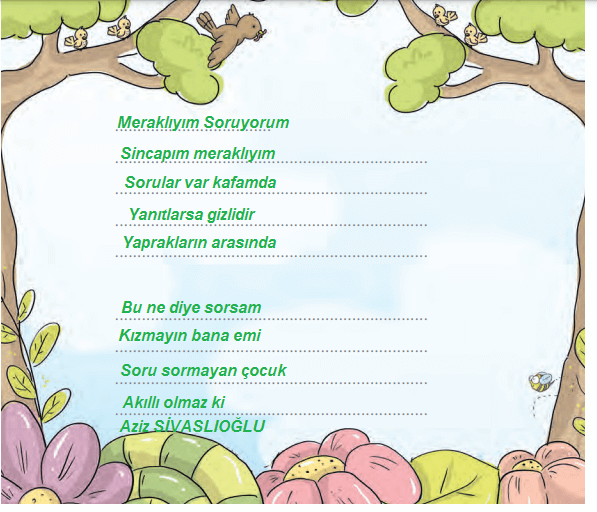 3. Sınıf Türkçe Ders Kitabı Sayfa 210 Cevapları Gizem Yayınları