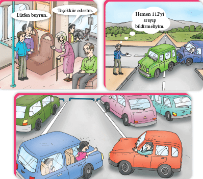 4. Sınıf Trafik Güvenliği Ders Kitabı 52 Sayfa Cevapları