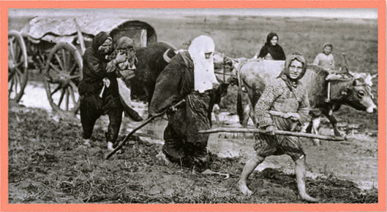 Cepheye mermi taşıyan kadınlar