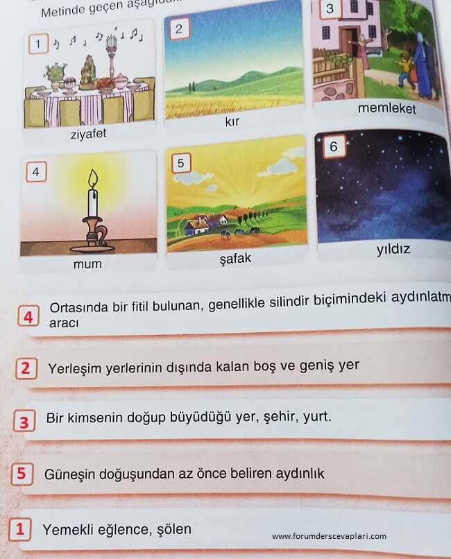3. Sınıf Türkçe Ders Kitabı Sayfa 112 Cevapları Sonuç Yayınları