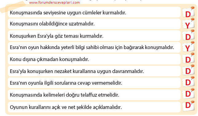 4. Sınıf Türkçe Ders Kitabı Sayfa 76 Cevapları KOZA Yayınları