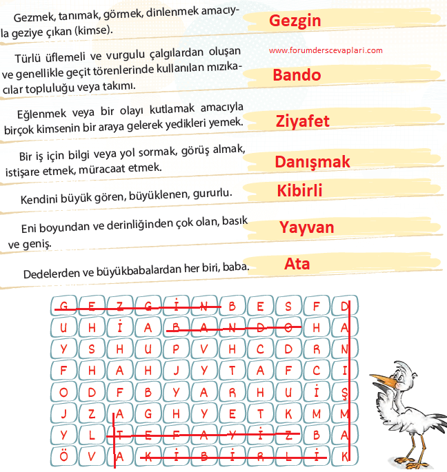 4. Sınıf Türkçe Ders Kitabı Sayfa 81 Cevapları KOZA Yayınları