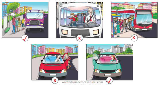 4. Sınıf Trafik Güvenliği Ders Kitabı Sayfa 42 Cevapları