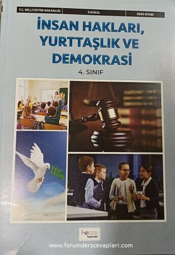 4. Sınıf İnsan Hakları Ders Kitabı Cevapları HECCE Yayıncılık