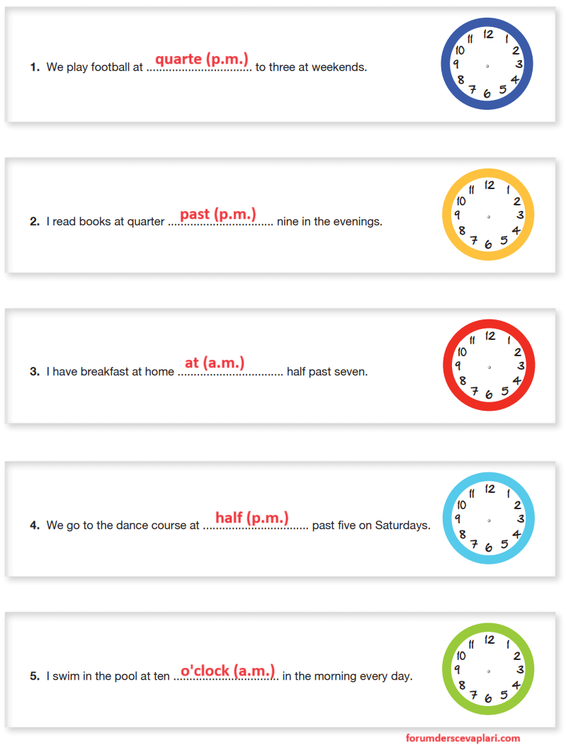 6. Sınıf İngilizce Ders Kitabı Sayfa 19 Cevapları Hecce Yayıncılık