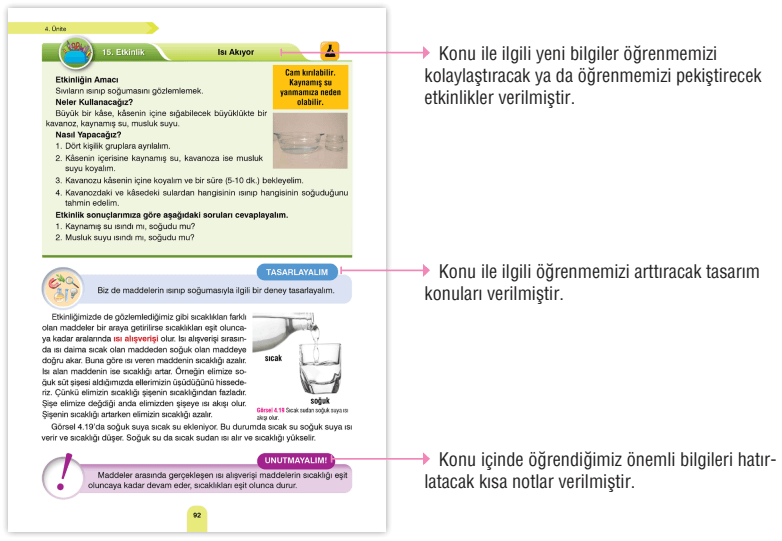 Sözcü Yayıncılık 4. Sınıf Fen Bilimleri Ders Kitabı Cevapları