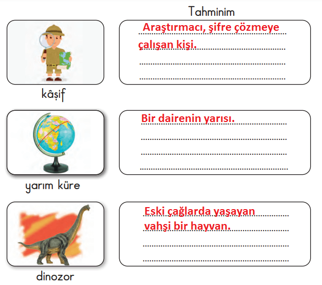 2. Sınıf Türkçe Ders Kitabı Sayfa 109 Cevapları MEB Yayınları