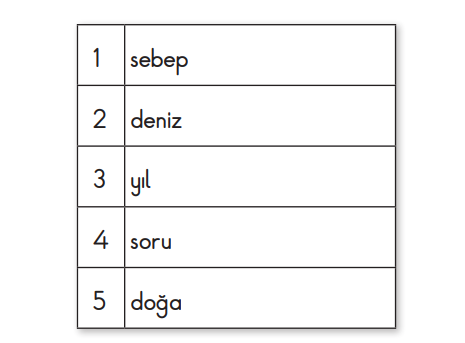 2. Sınıf Türkçe Ders Kitabı Sayfa 111 Cevapları MEB Yayınları