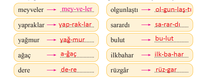2. Sınıf Türkçe Ders Kitabı Sayfa 77 Cevapları Bilim ve Kültür Yayınları