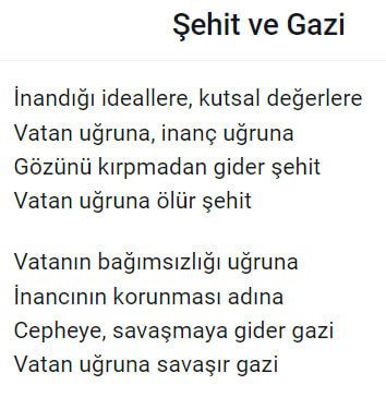 4. Sınıf Türkçe Ders Kitabı Sayfa 75 Cevapları MEB Yayınları