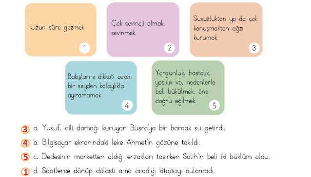 4. Sınıf Türkçe Ders Kitabı Sayfa 94 Cevapları MEB Yayınları