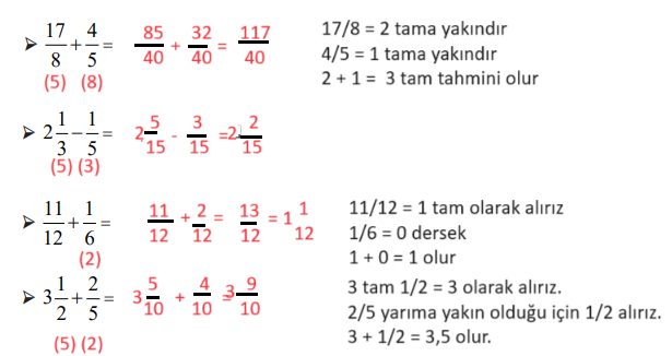 7. Sınıf Matematik Ders Kitabı Sayfa 58 Cevapları MEB Yayınları