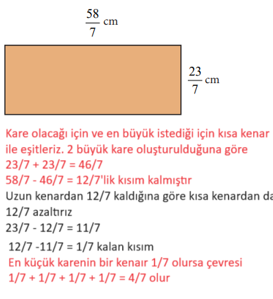 7. Sınıf Matematik Ders Kitabı Sayfa 91 Cevapları MEB Yayınları