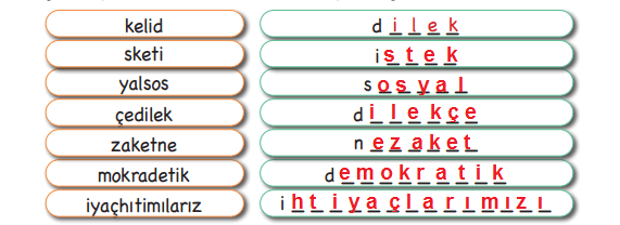 3. Sınıf Hayat Bilgisi Ders Kitabı Sayfa 45 Cevapları MEB Yayınları