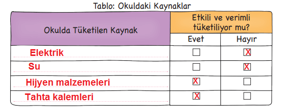 3. Sınıf Hayat Bilgisi Ders Kitabı Sayfa 46 Cevapları MEB Yayınları